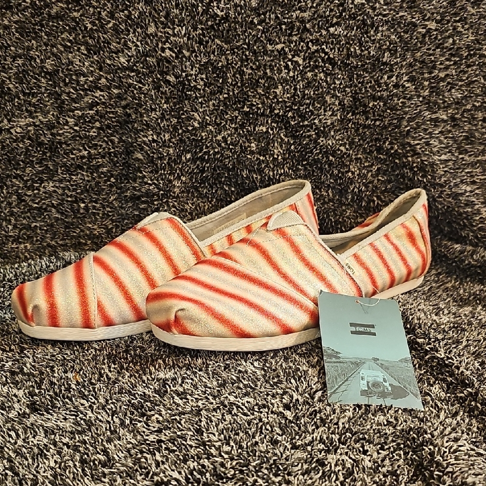 Striped Casual Slip-On Shoes